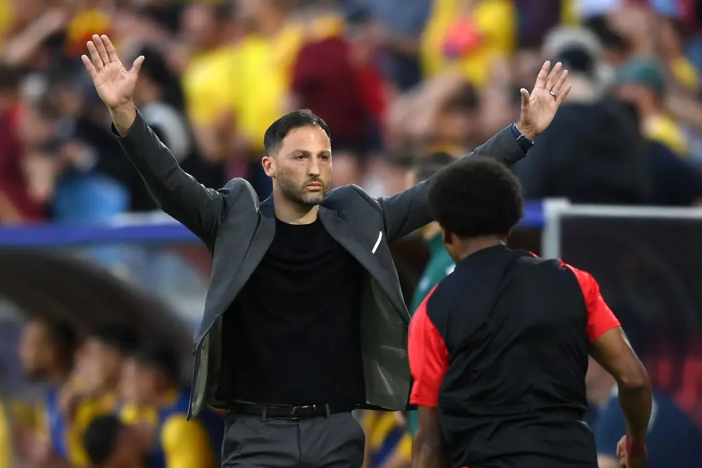 Доменико Тедеско се радва след гол на Белгия / Getty Images 