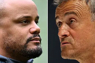 Луис Енрике се избъзика с Венсан Компани след шоуто на „Парк де Пренс“ (ВИДЕО)