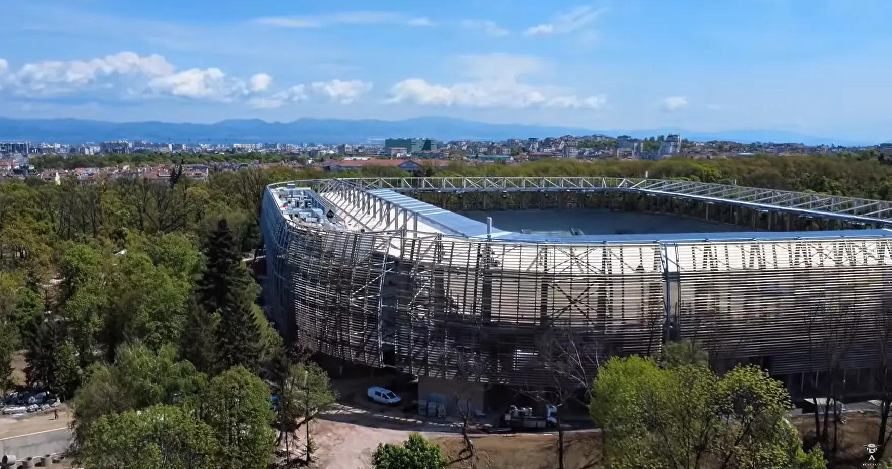 Стадион Българска армия / YouTube/Krastanov Drone Videos