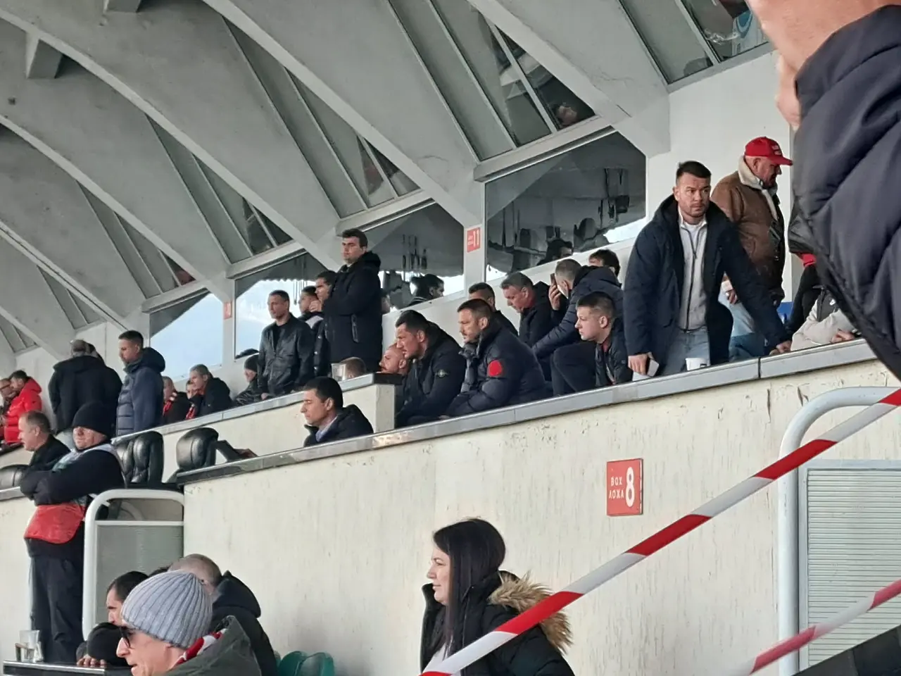 Тарторът на сектор „Г“ в компанията на директор на ЦСКА преди мача с Лудогорец