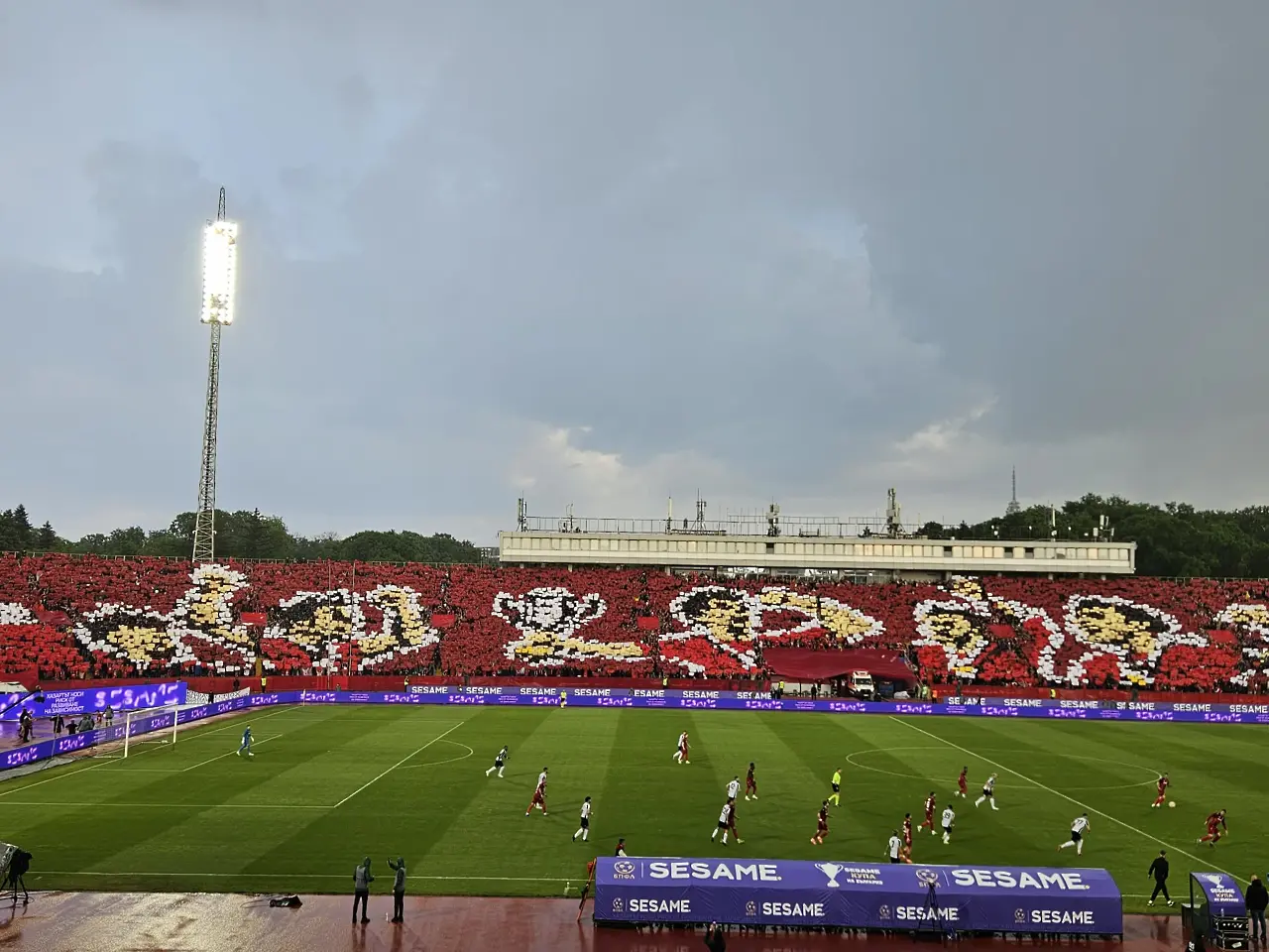 Феновете на ЦСКА с вдъхновяващи хореографии / dsport.bg