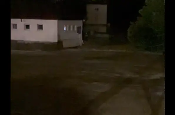 Наводнен стадион в Дряново, Общината обяви частично бедствено положение (ВИДЕО)