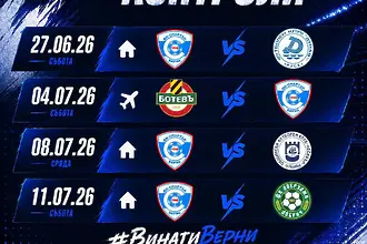 Спартак Варна смени Спартак Плевен с Ботев Пловдив