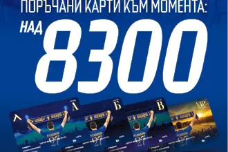 Левски се похвали с над 8 300 абонаментни карти 