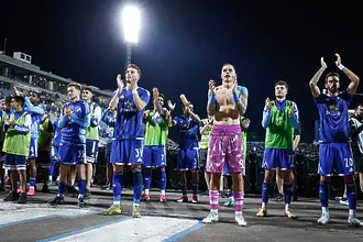 Емоцията от победата на Левски срещу Университатя Крайова (АУДИО)