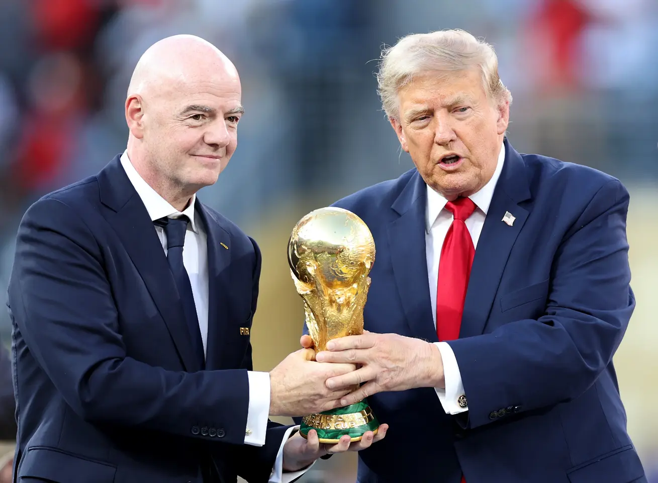 Джани Инфантино и Доналд Тръмп / Getty Images