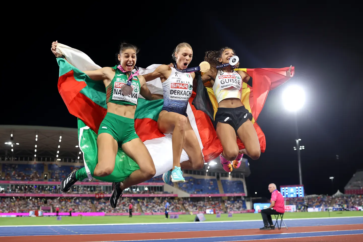 Александра Начева, Даря Деркач, Салия Гис / Getty Images