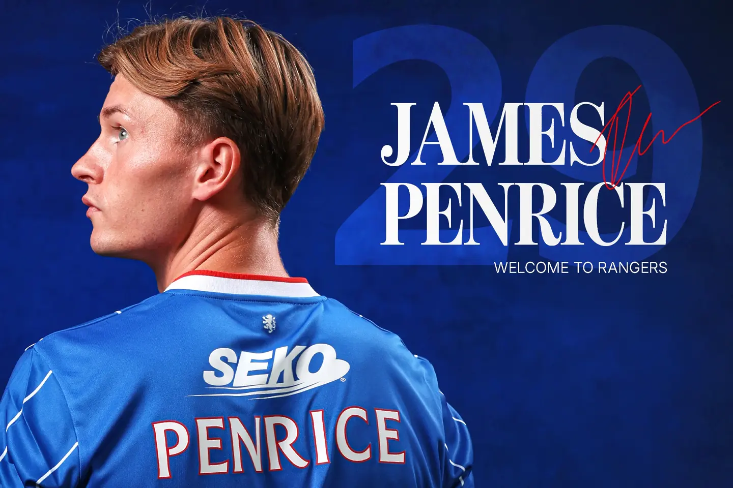 Джеймс Пенрайс / x.com/RangersFC