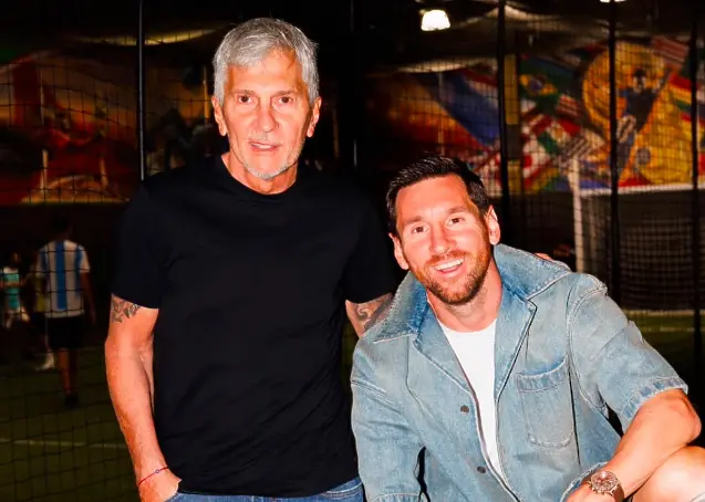 Лионел Меси с Хорхе Меси / www.instagram.com/leomessi
