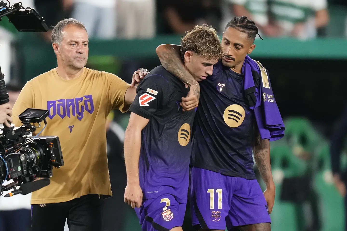 Ханзи Флик, Фермин Лопес и Рафиня / Getty Images