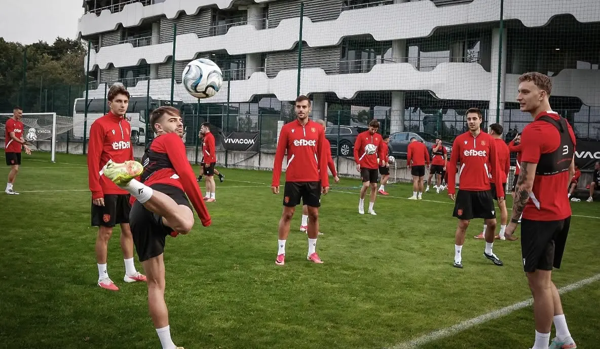 Тренировка на България / facebook.com/BulgarianNationalTeam