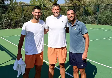 Новак Джокович с Димитър Кузманов / www.instagram.com/kuzmanov.dimitar/