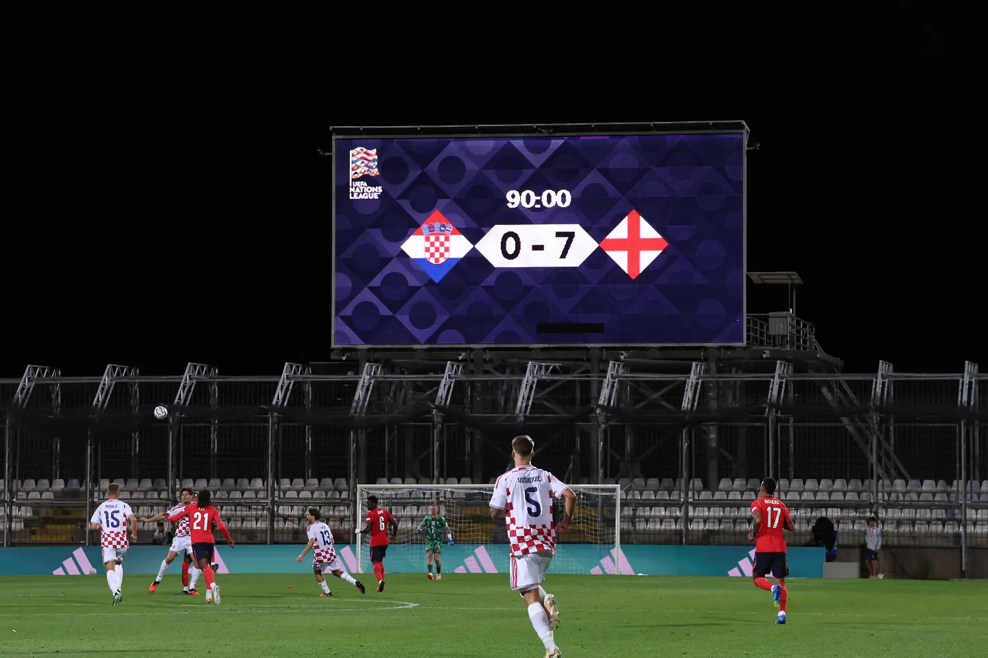 Хърватия - Англия 0:7 / Getty Images