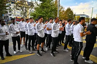Славия поднесе венец в памет на Илиян Филипов
