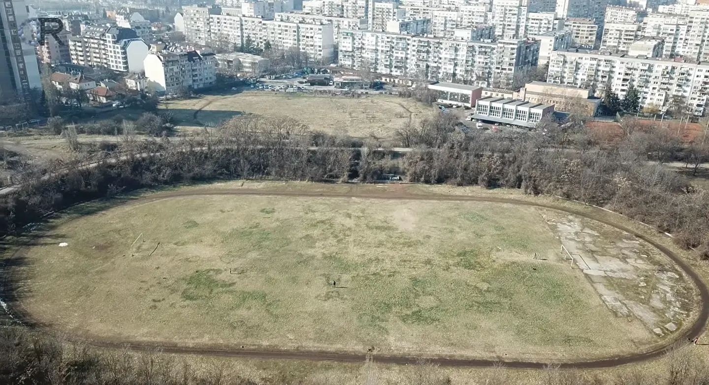 Стадион Септември през 2021 г. / YouTube/DroneReporter